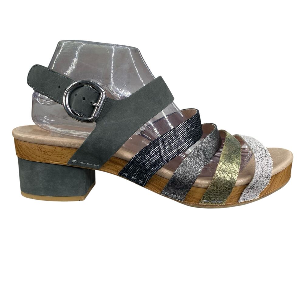 Dansko Women’s Maribeth Multicolor Slingback Sandal Size 41 US 10.5/11